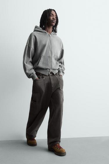 MULTI-POCKET TROUSERS - Dark grey by Zara - Image 6