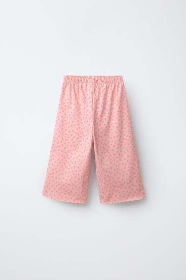 FLORAL CULOTTES - Pink by Zara - Image 1