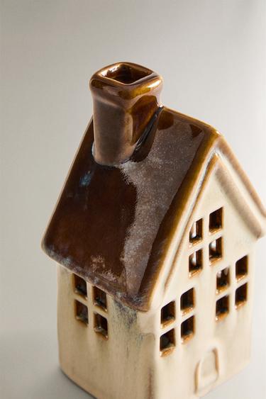 DÉCO PORCELAINE MAISON LUMIÈRE NOËL - Marron de Zara - Image 2