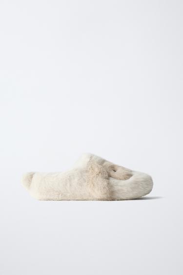 PUPPY SLIPPERS - Ecru White by Zara - Image 0