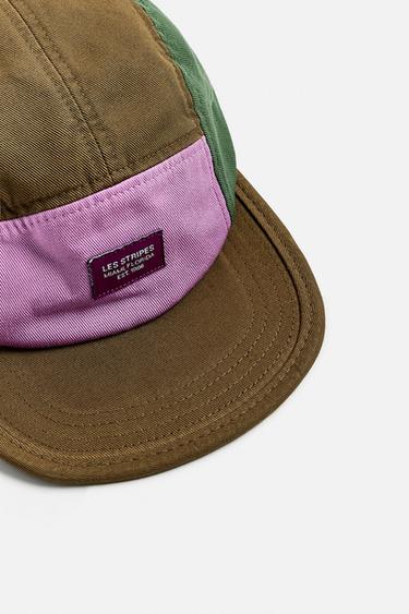 COLOUR BLOCK FLAT PEAK CAP - Multicoloured by Zara - Image 2