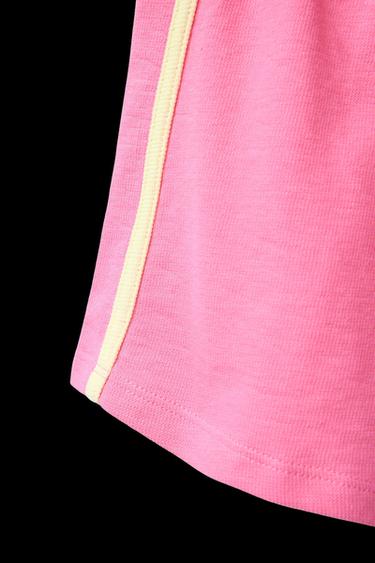 6-14 JAHRE/ SCHLAFANZUG-SHIRT UND -BERMUDA MIT KONTRAST - Pink von Zara