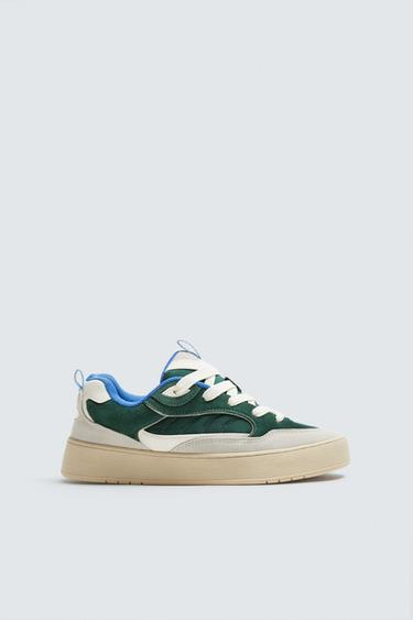 SKATE TRAINERS - Green by Zara