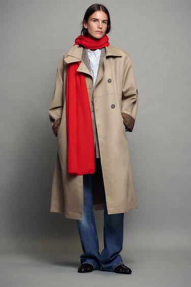 BASIC PLAIN SCARF — Red 2