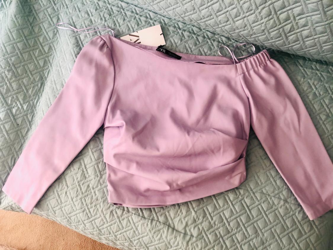 FAUX LEATHER TOP