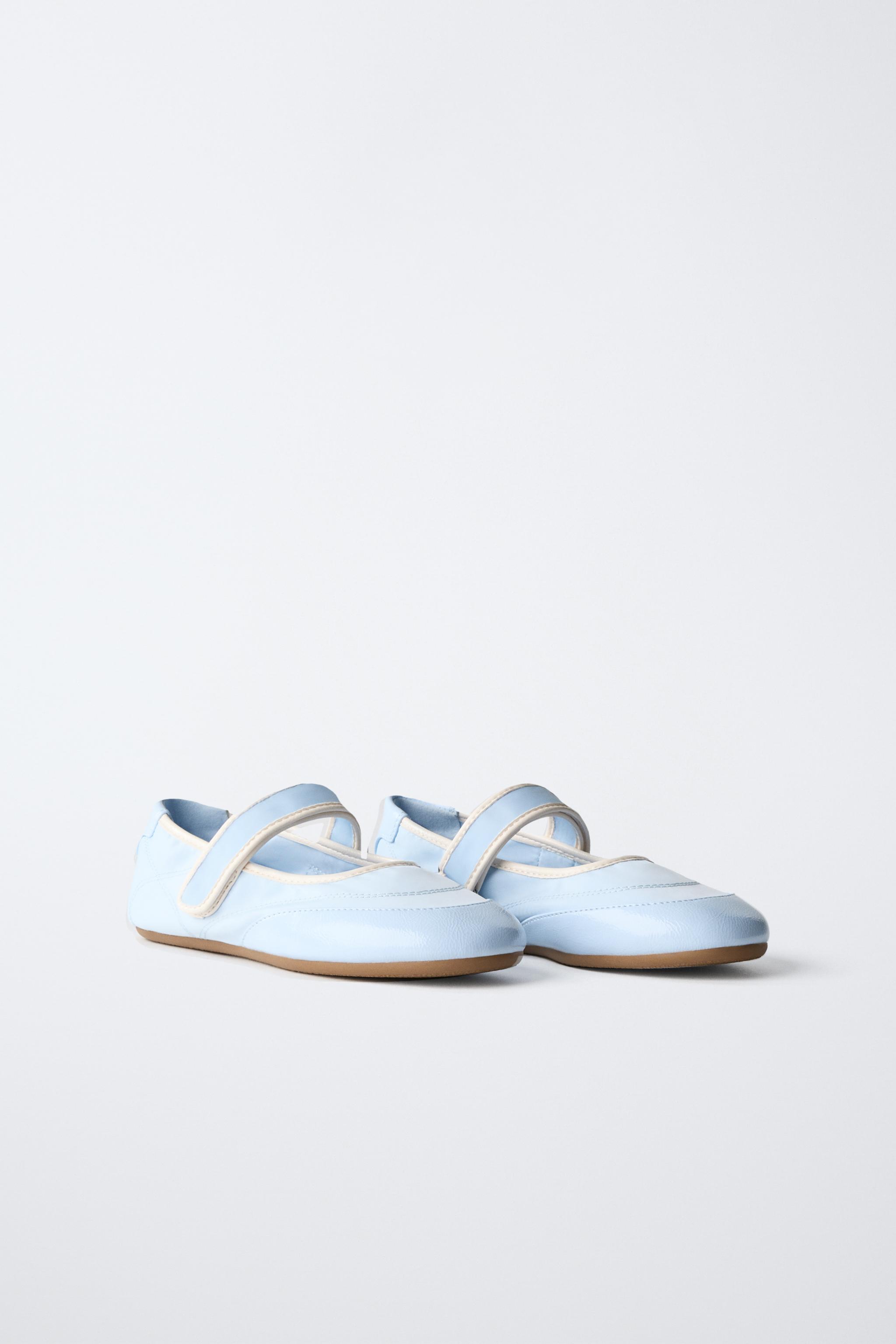 SPORTY BALLERINA SHOES Blue ZARA South Africa