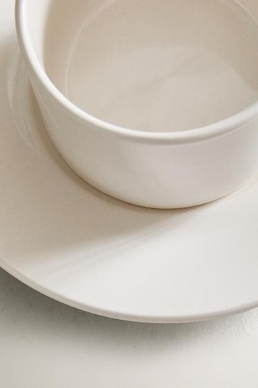 TASSE À THÉ GRÈS - Blanc de Zara - Image 3
