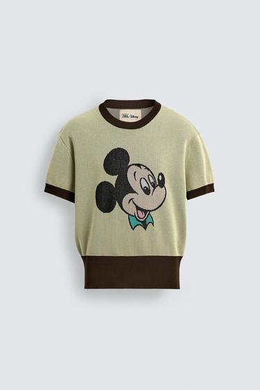 ÁO PHÔNG DỆT KIM MICKEY MOUSE HARRY LAMBERT FOR ZARA X DISNEY - Màu vàng từ Zara