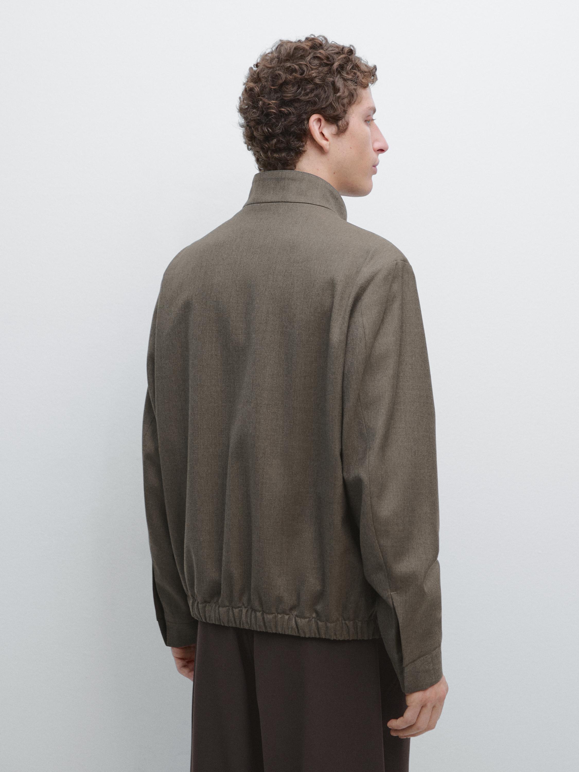 Cool wool blend jacket