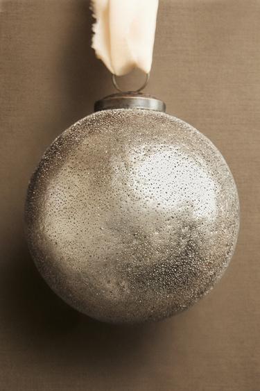 ANTIQUE BAUBLE CHRISTMAS TREE DECORATION - Rust by Zara - Image 4