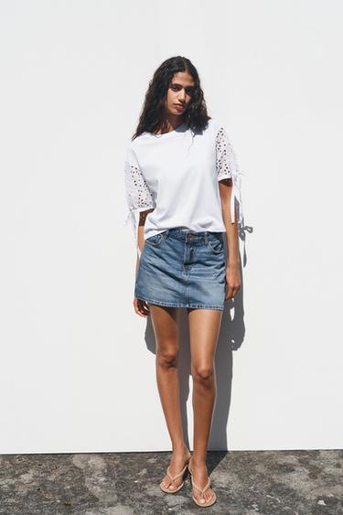 Z1975 DENIM MINI SKIRT - Blue by Zara - Image 0