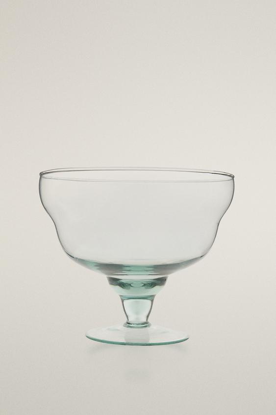 GLASS FRUIT BOWL - Sea green by Zara - Image 0