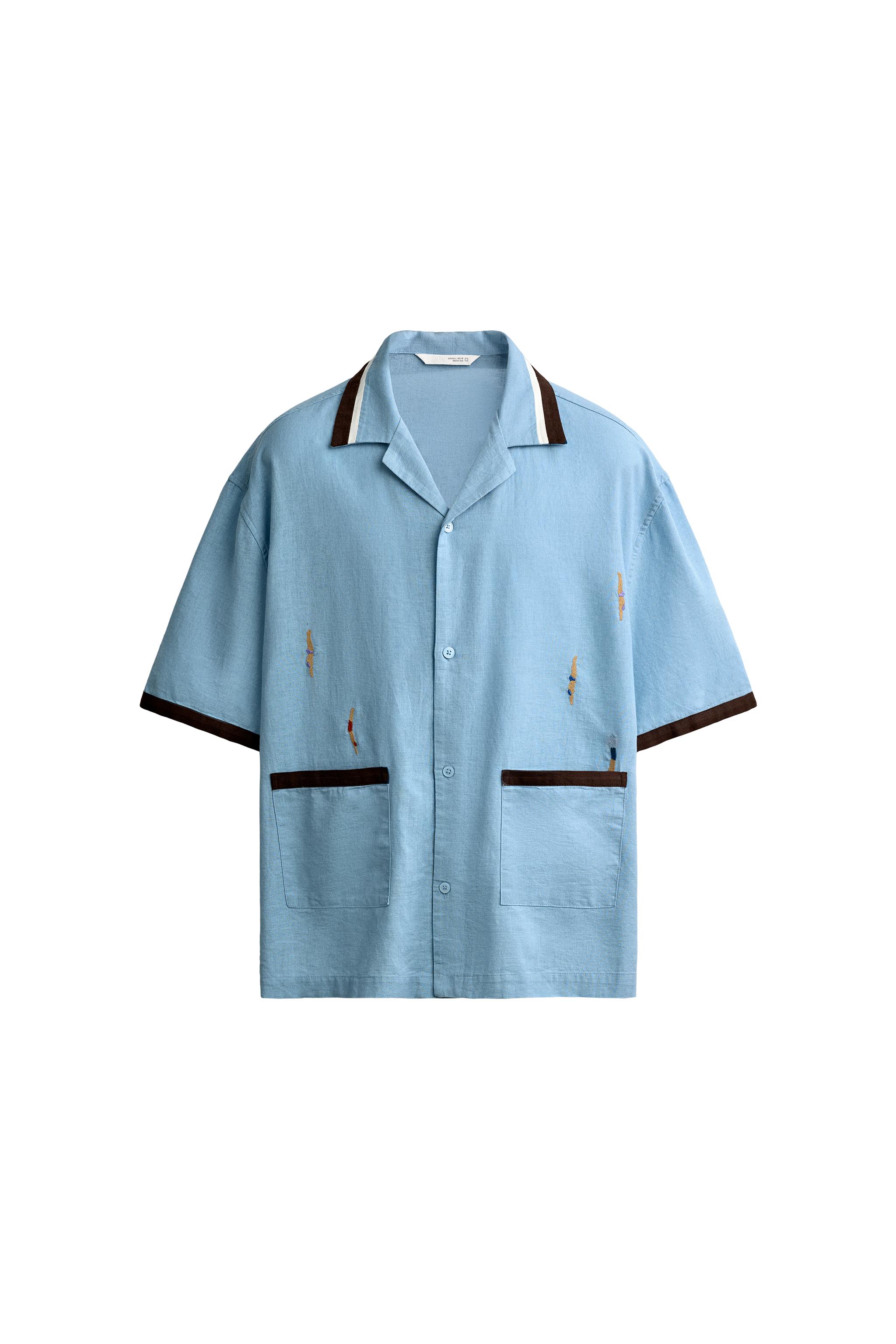 CAMISA RELAXED FIT BORDADO NADADORES