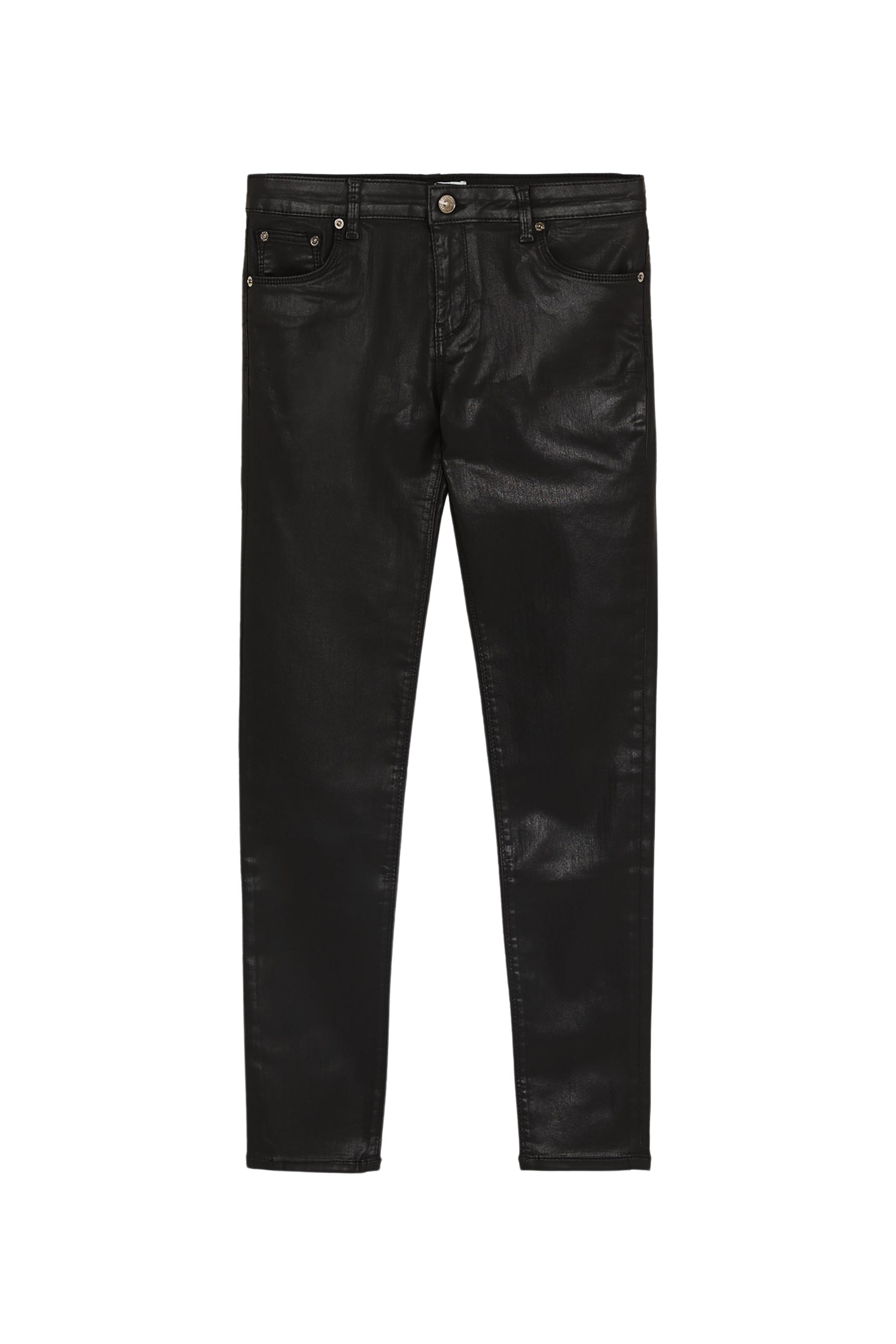 ZW PREMIUM SKINNY COATED JEANS SECOND HAND | Zara Preowned