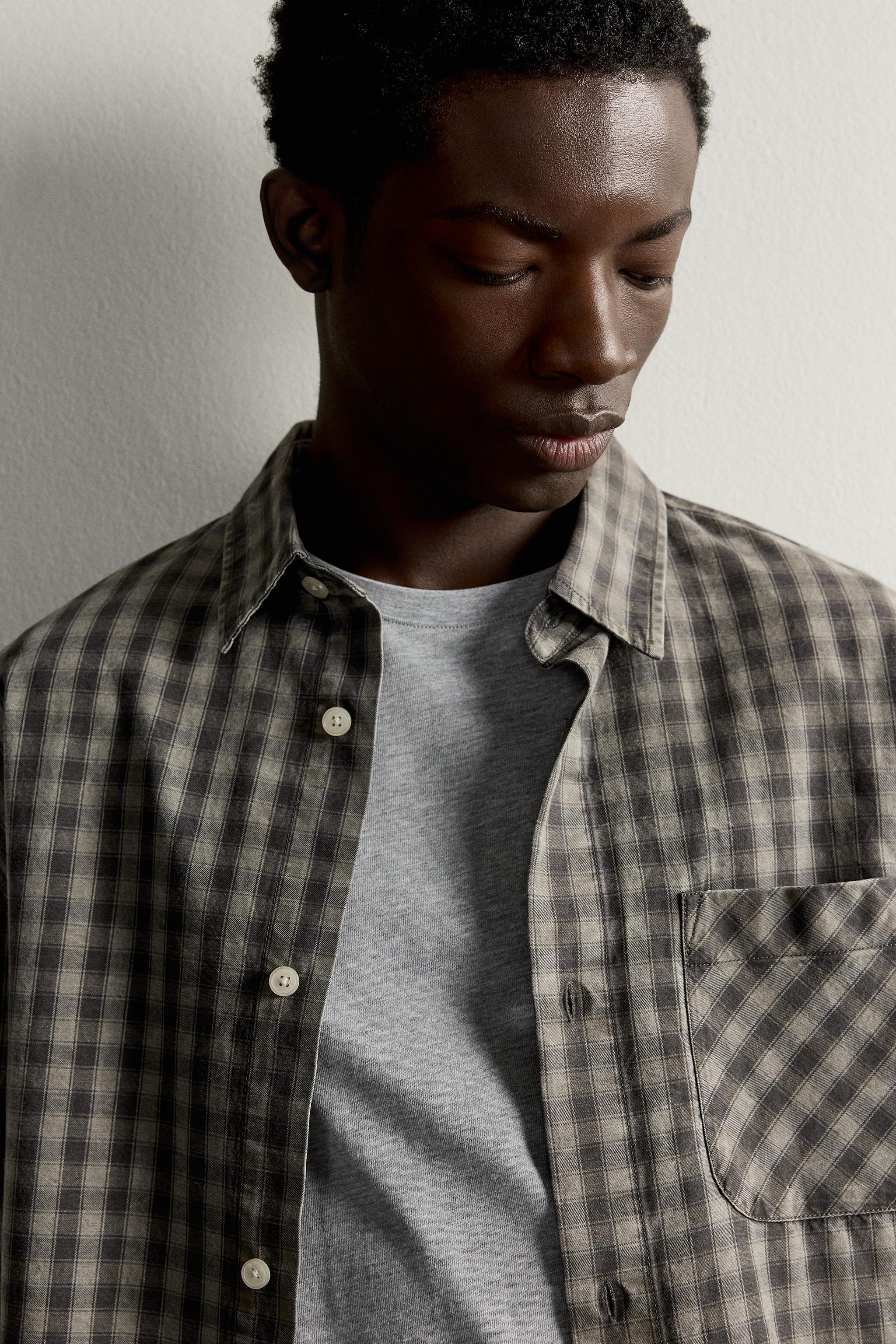 CHEMISE REGULAR FIT LYOCELL - COTON