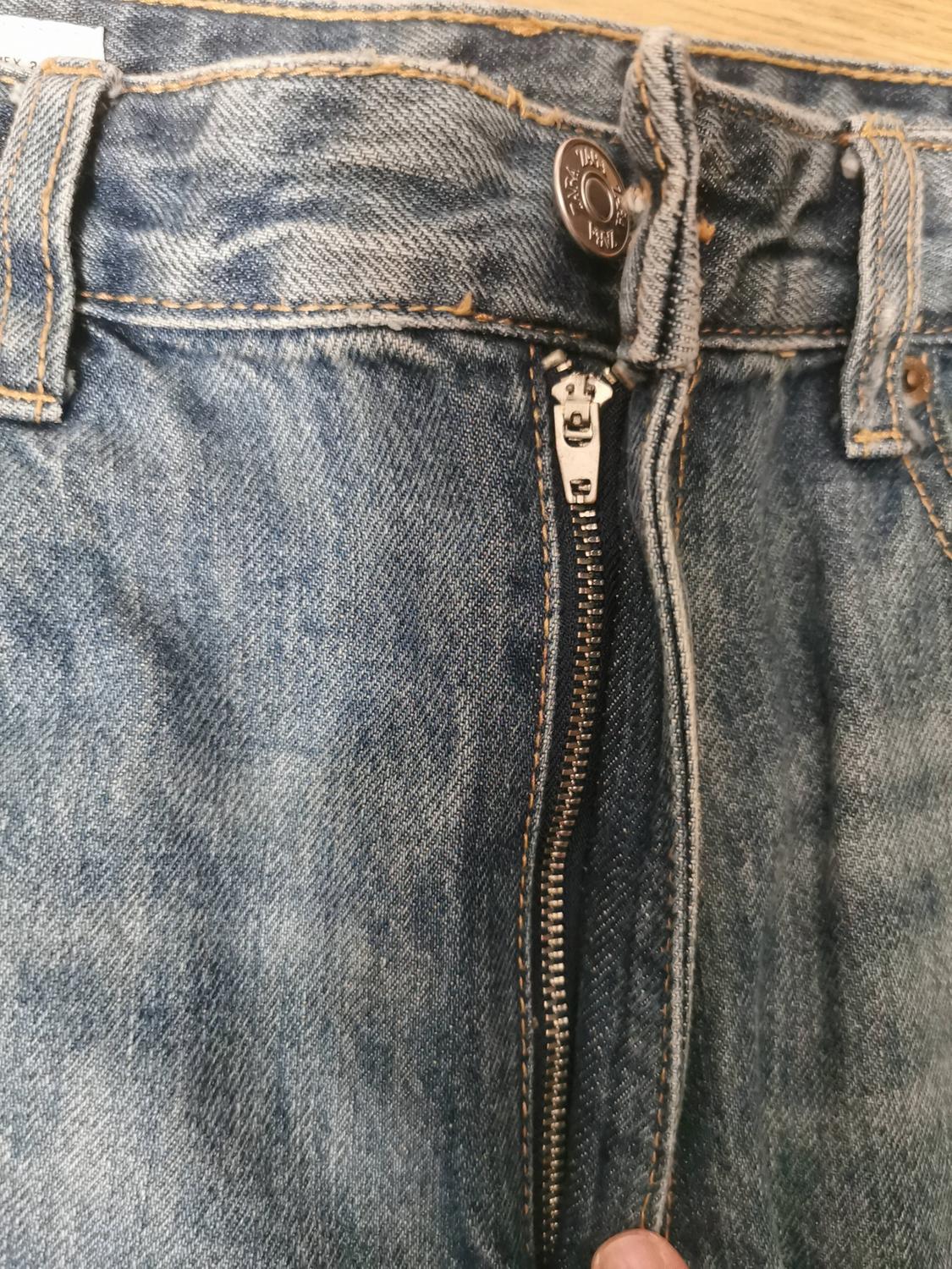 ZW COLLECTION RELAXED FIT WIDE-LEG EXTRA-LONG MID-RISE JEANS - Image 7