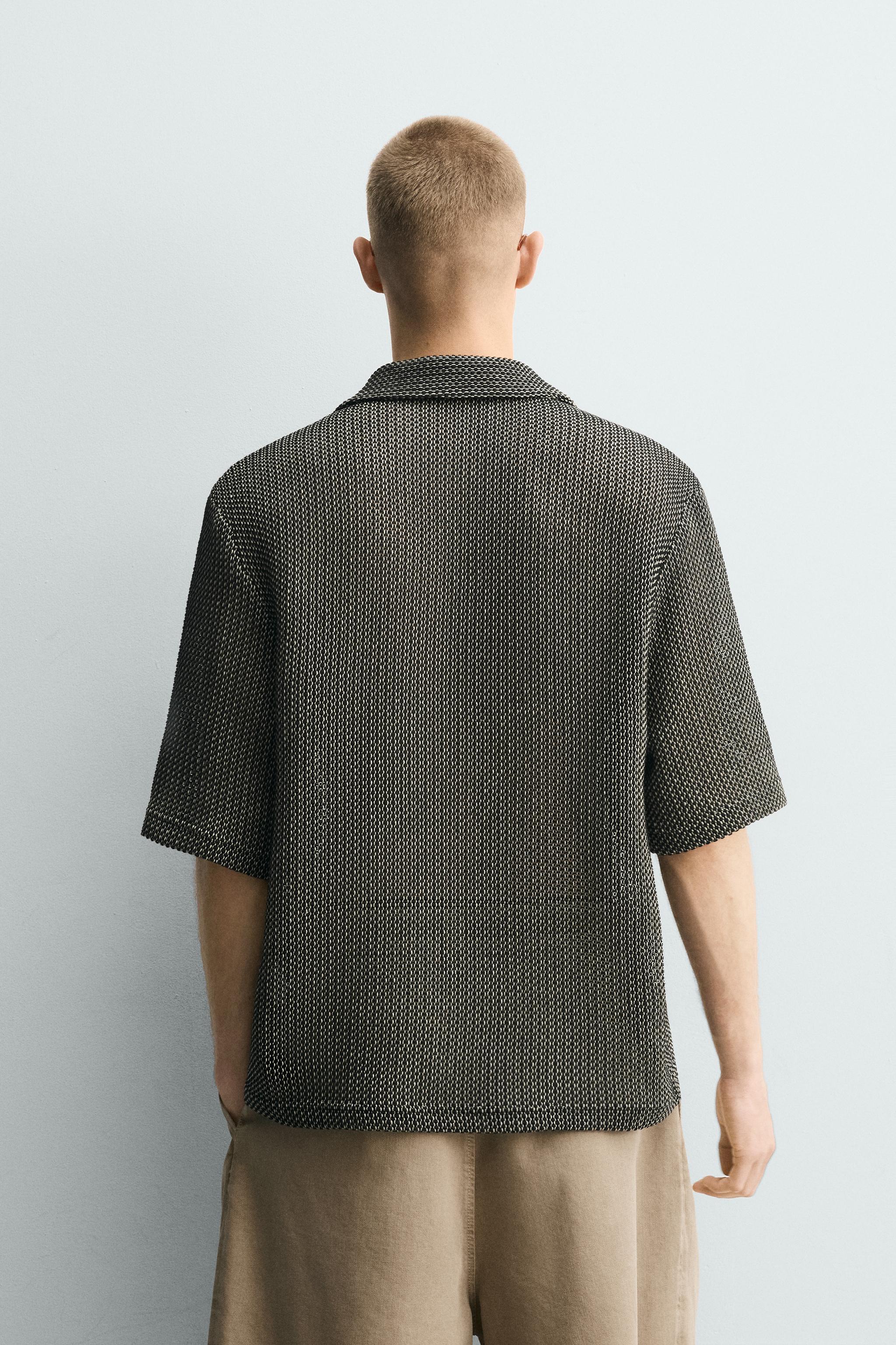 RELAXED FIT TEXTURED SHIRT
