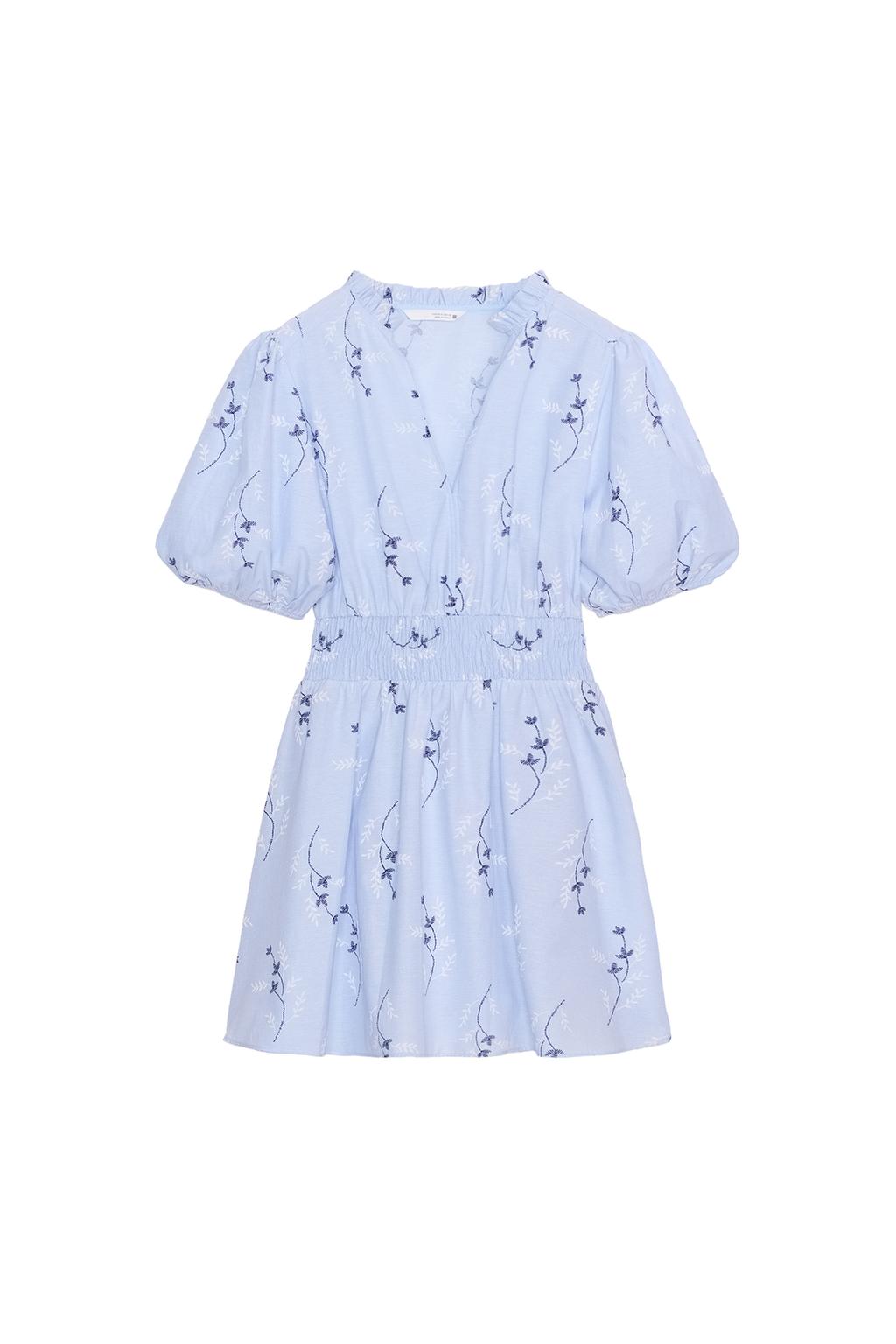 EMBROIDERED PRINTED DRESS - image 3