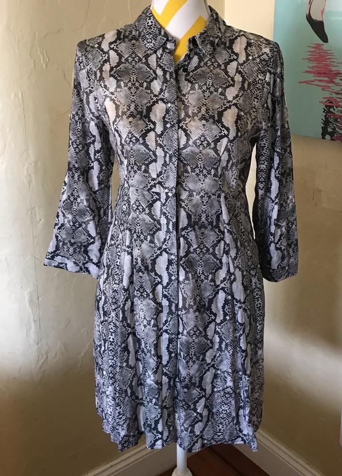 SNAKESKIN PRINT DRESS