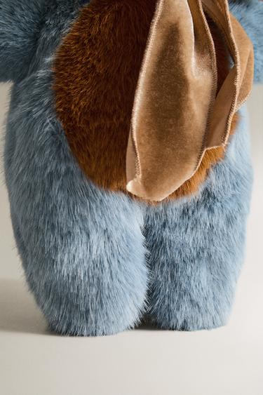 KIDS' X THE ANIMALS OBSERVATORY TEDDY SOFT TOY - Blue by Zara - Image 3