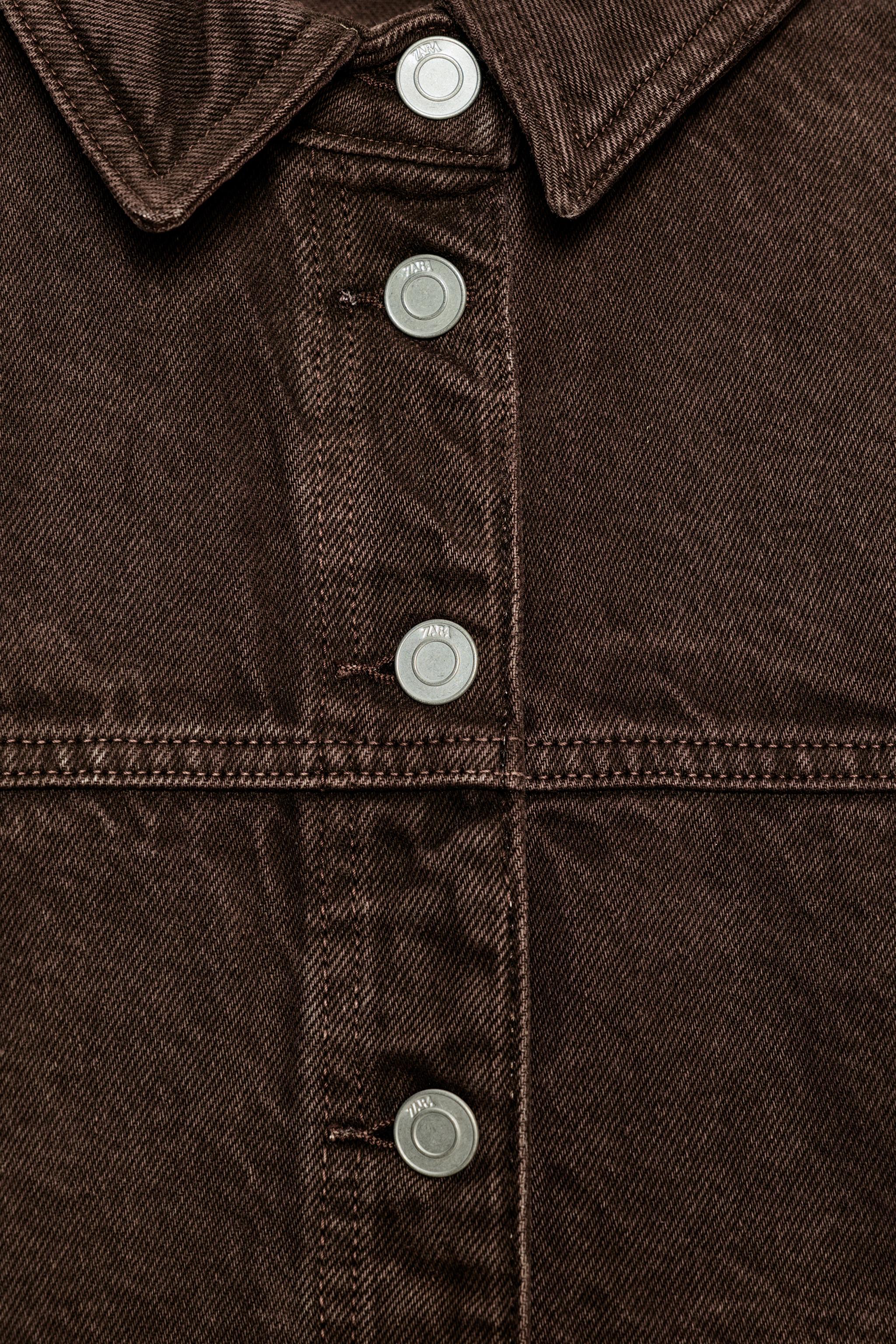 Zara Z1975 DENIM CEKET görsel 7