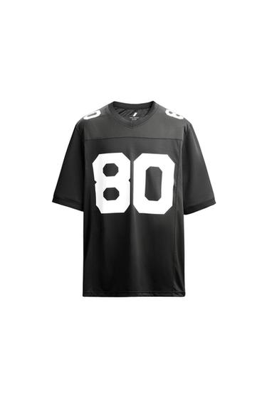 Zara FOOTBALL JERSEY - Black - Image 0
