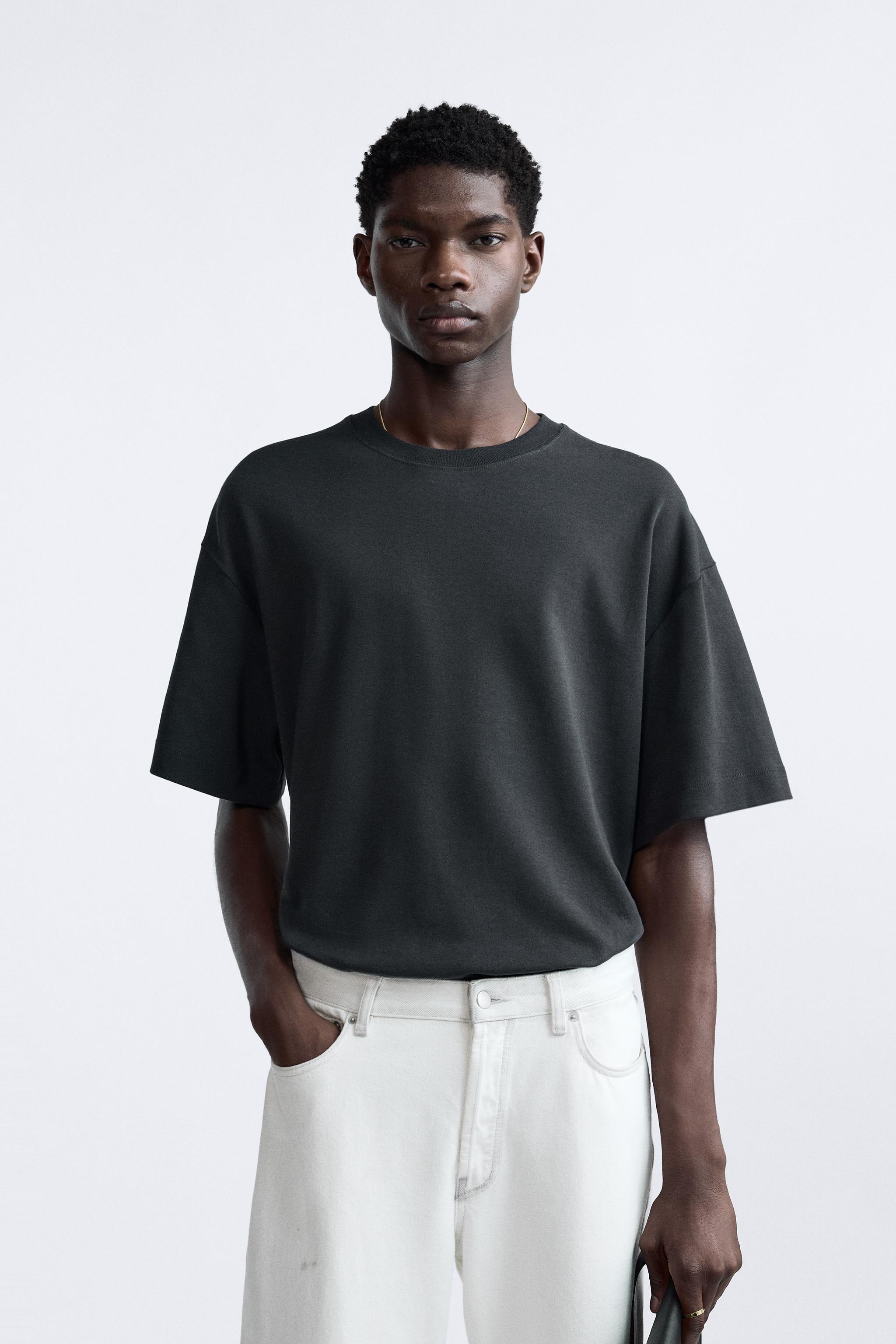 Zara camisetas store basicas hombre