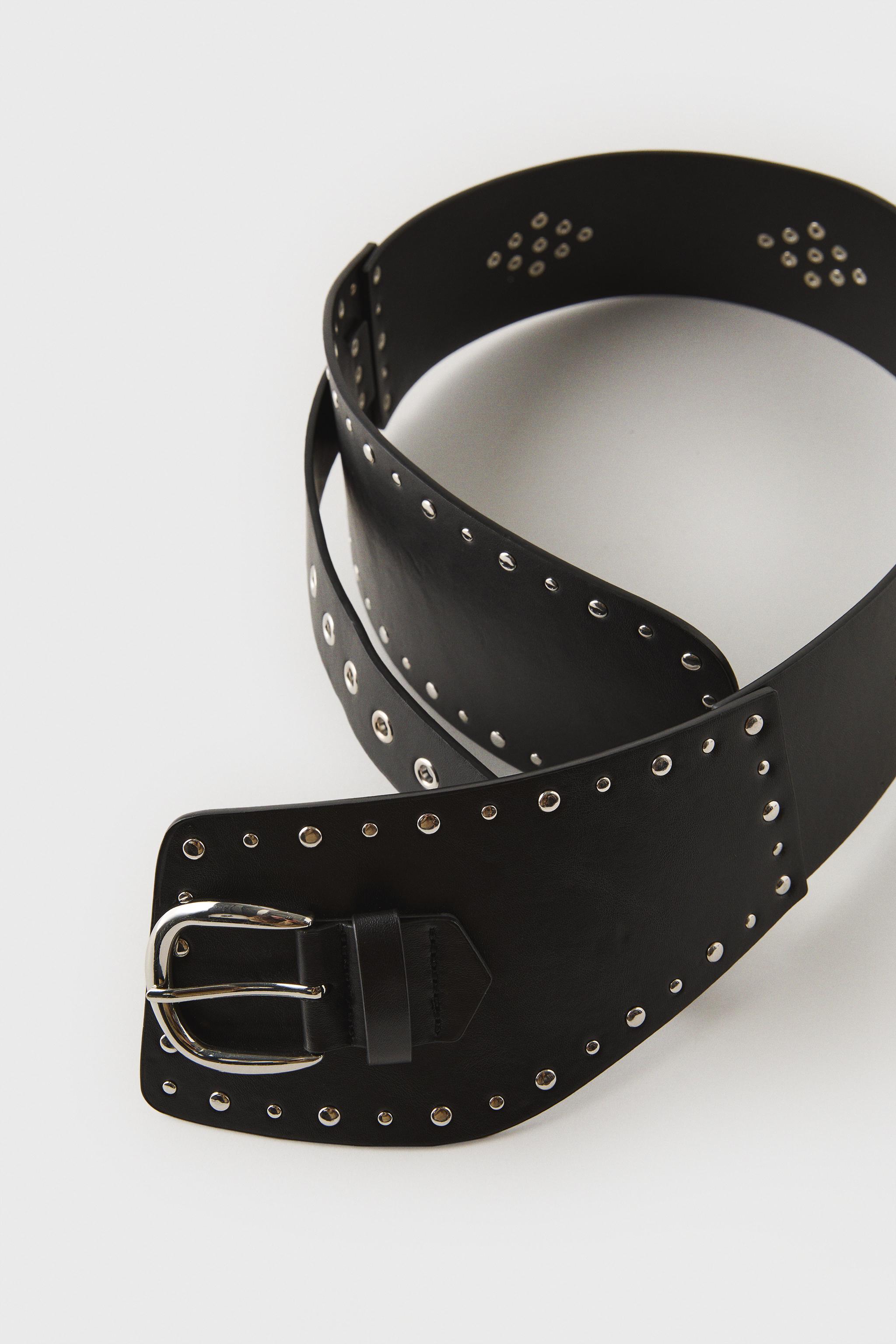 Ceinture noir femme zara hotsell