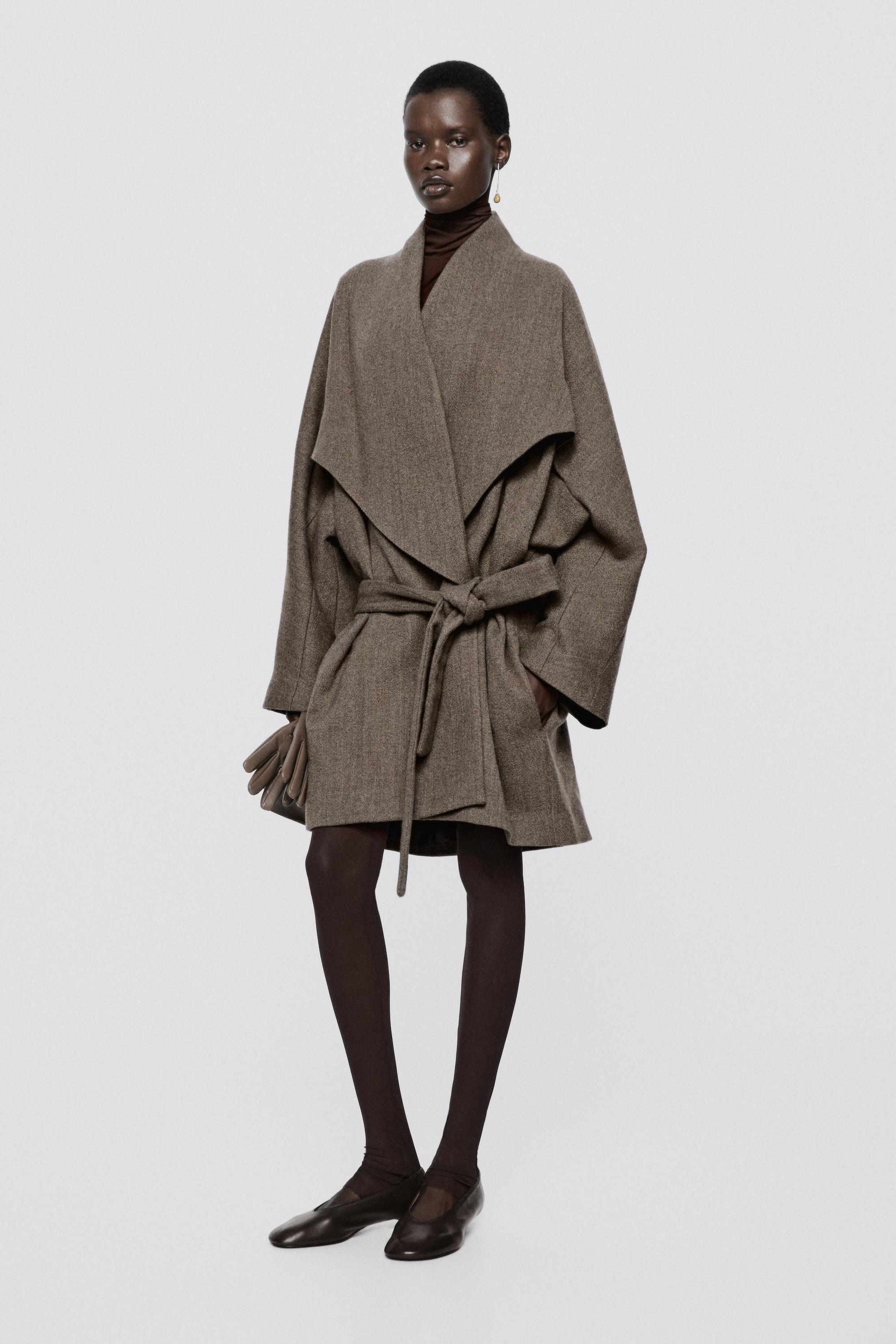 Wool blend belt detail coat - LIMITED EDITION