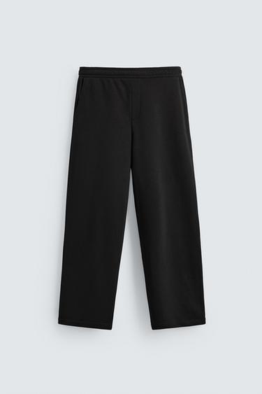 CALÇA JOGGER WIDE FIT - Preto da Zara