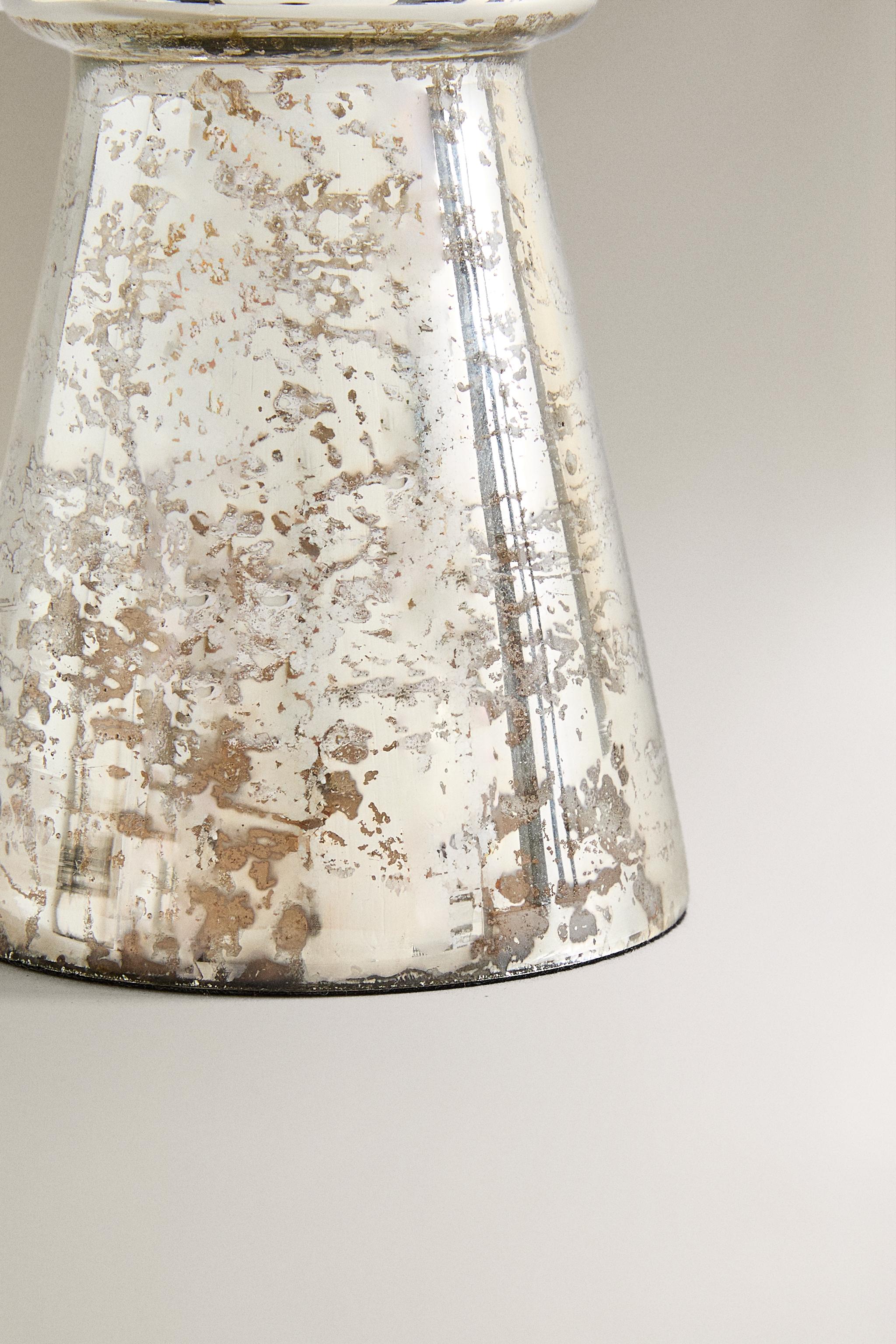 ANTIQUE CHRISTMAS TALL TEALIGHT HOLDER