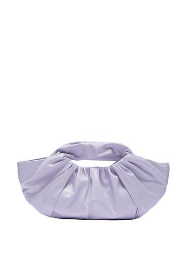 LEATHER BUCKET HANDBAG