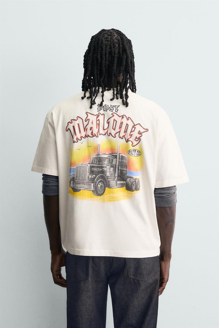 ZARA POST MALONE ™ GRAPHIC T-SHIRT