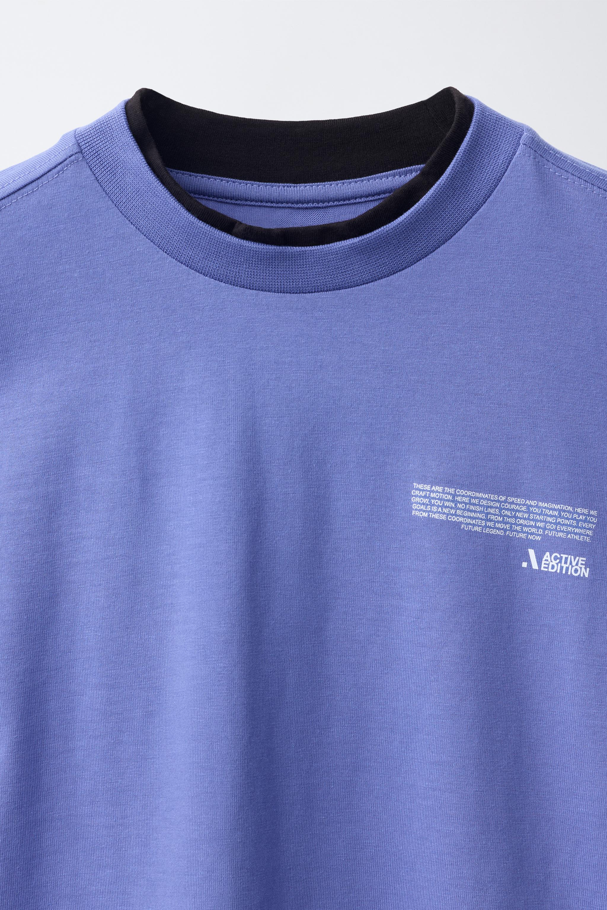 SPORTY DOUBLE-SLEEVE T-SHIRT