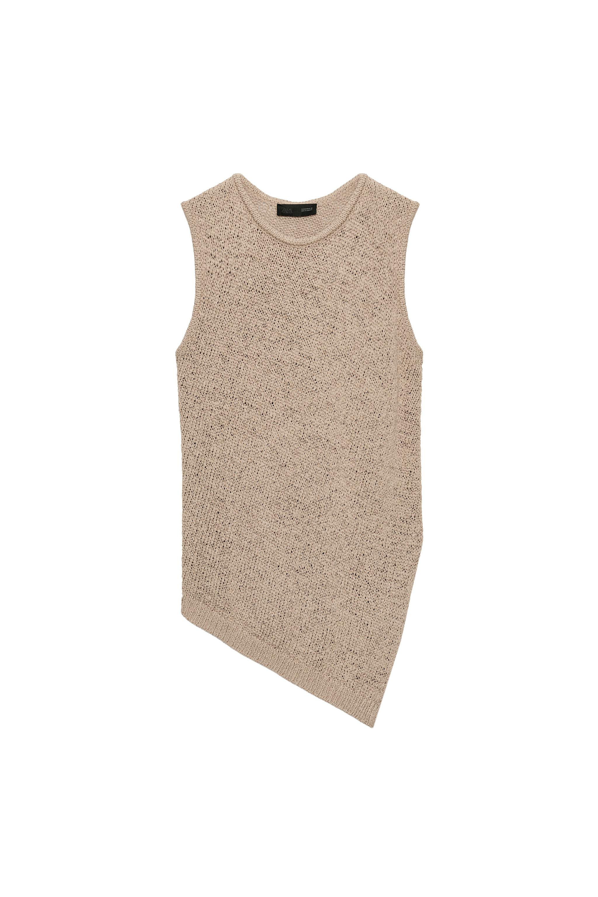 TOP ASYMÉTRIQUE EN MAILLE