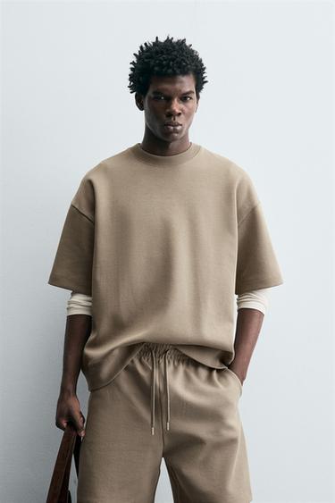 SUDADERA INTERLOCK TÉCNICA - Arena de Zara