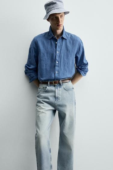 JEAN DROIT CHEVILLE - Bleu clair de Zara - Image 5