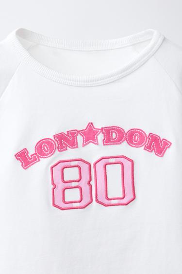 6-14 AÑOS/ PIJAMA RAYAS TEXTO - Rosa de Zara