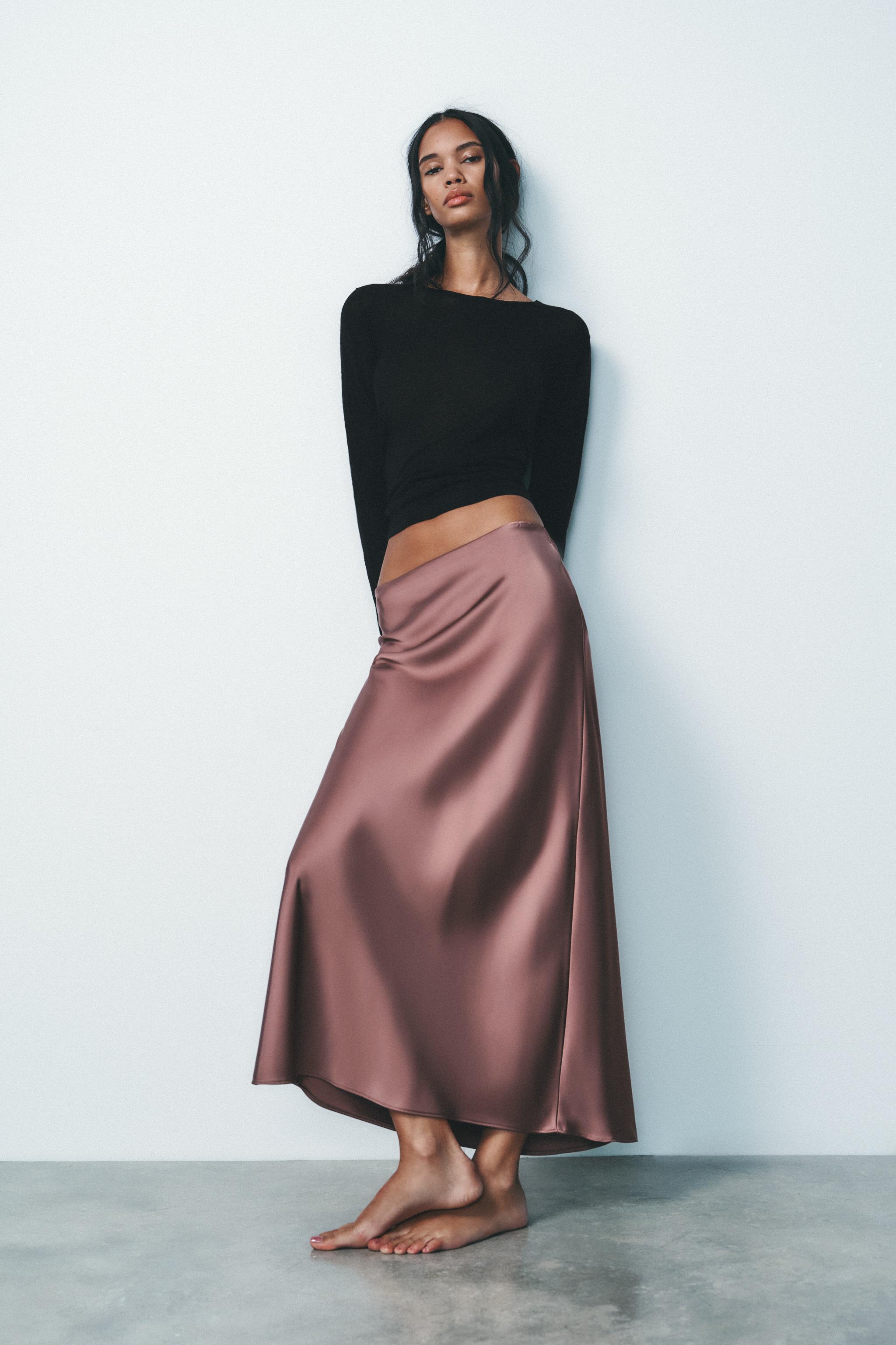 Full skirt zara hotsell