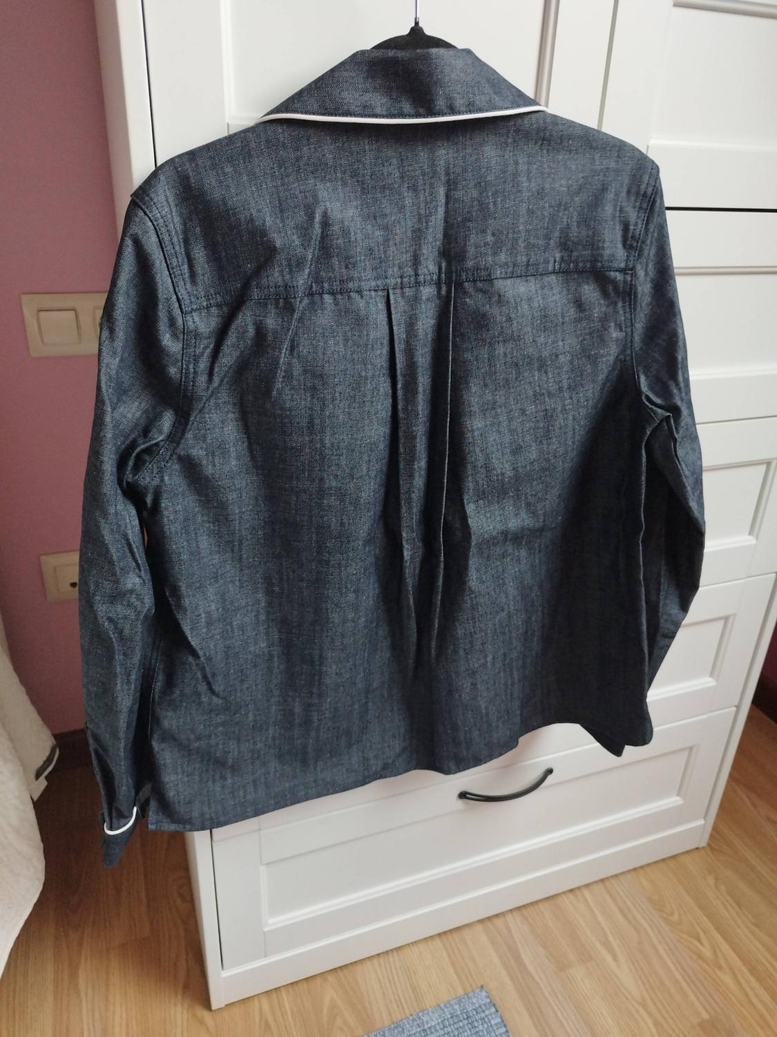 ZW COLLECTION DENIM SHIRT WITH TRIMS - Image 4