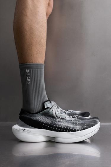 Zara MARATHON SNEAKERS - Silver - Image 0