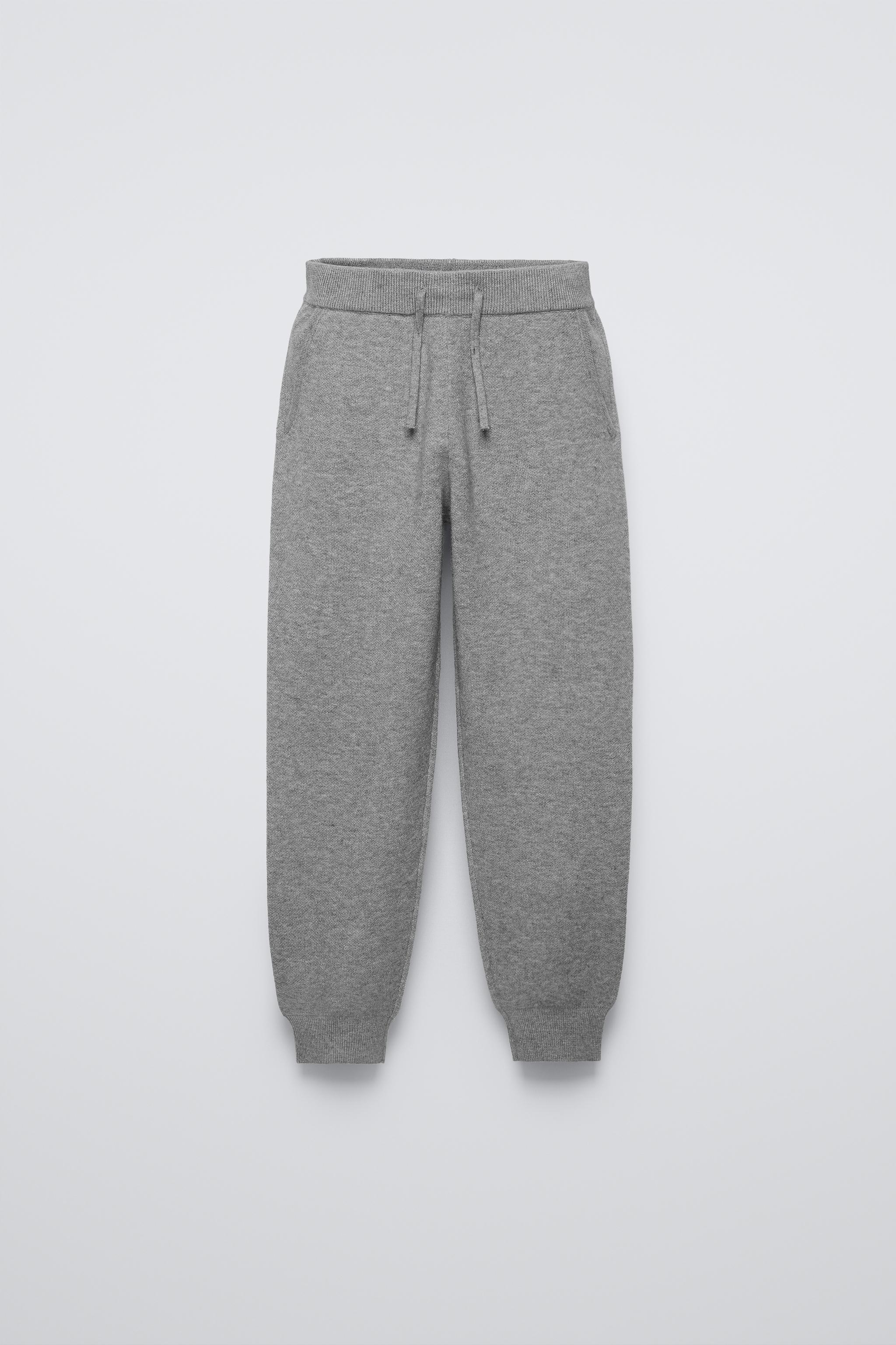 Knit jogging trousers zara sale