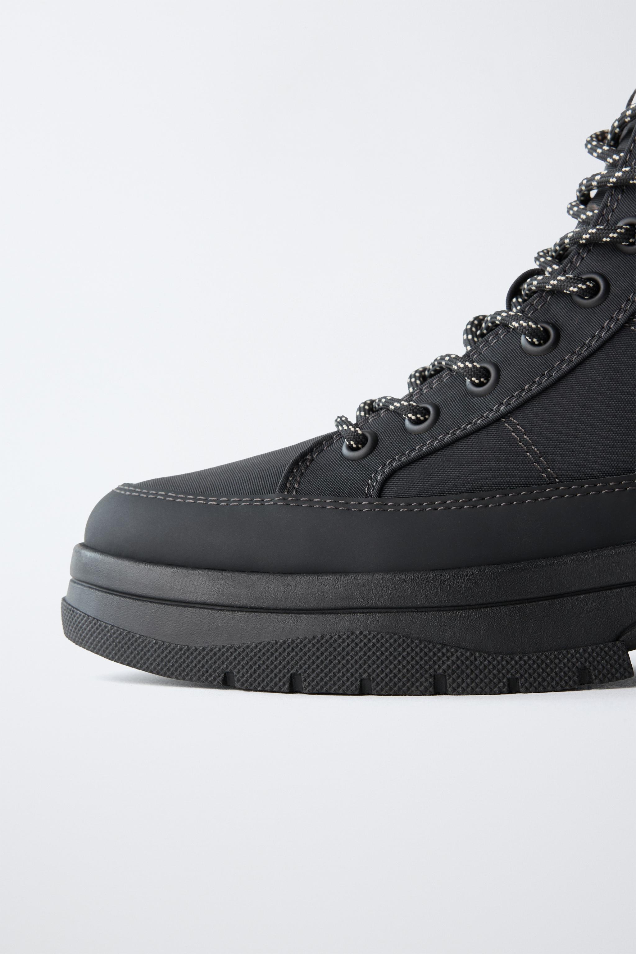 Детские ботинки Zara QUILTED ATHLETIC BOOTIES — фото 5