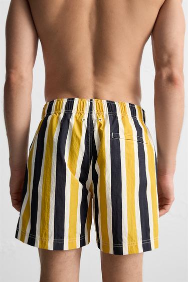 STRIPED REGULAR SWIMMING TRUNKS - various by Zara - Image 5