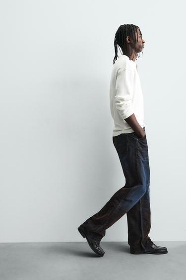 JEAN BAGGY FIT AVEC VISCOSE - Marron de Zara - Image 5