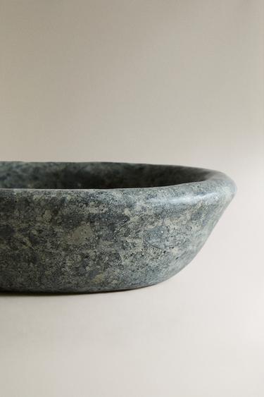 GREENISH CONCAVE MARBLE TRAY - Green by Zara - Image 3