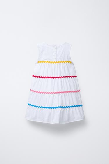 RUFFLE DRESS CASA LAWA © X ZARA KIDS - White by Zara - Image 1