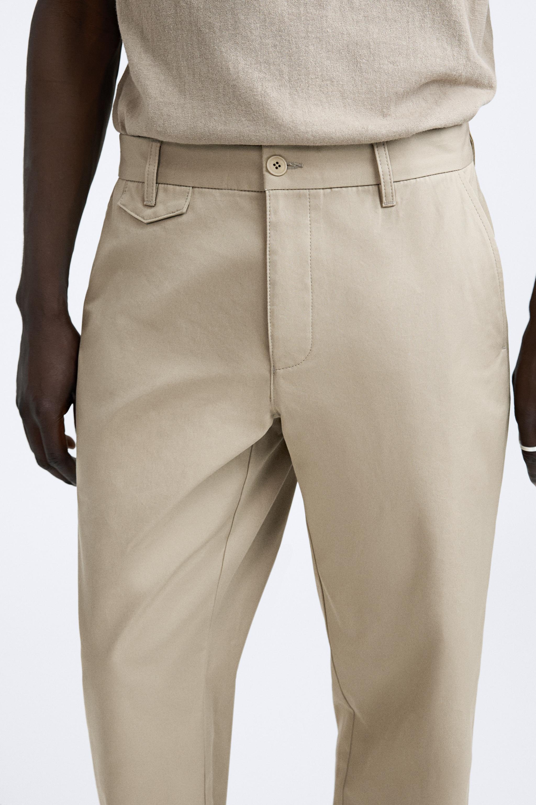 zara piper chino pants