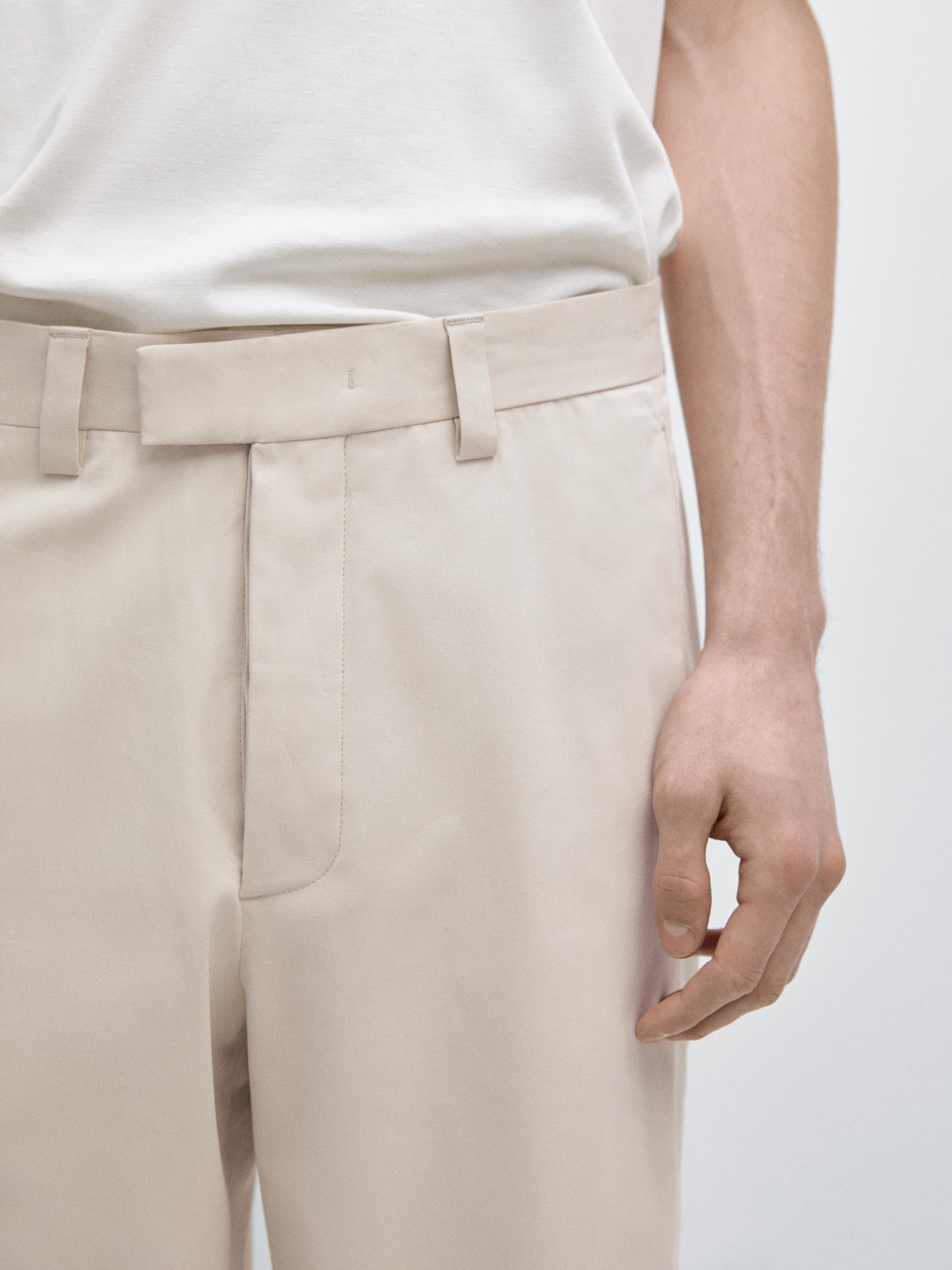 Pantalon barrel fit tailoring