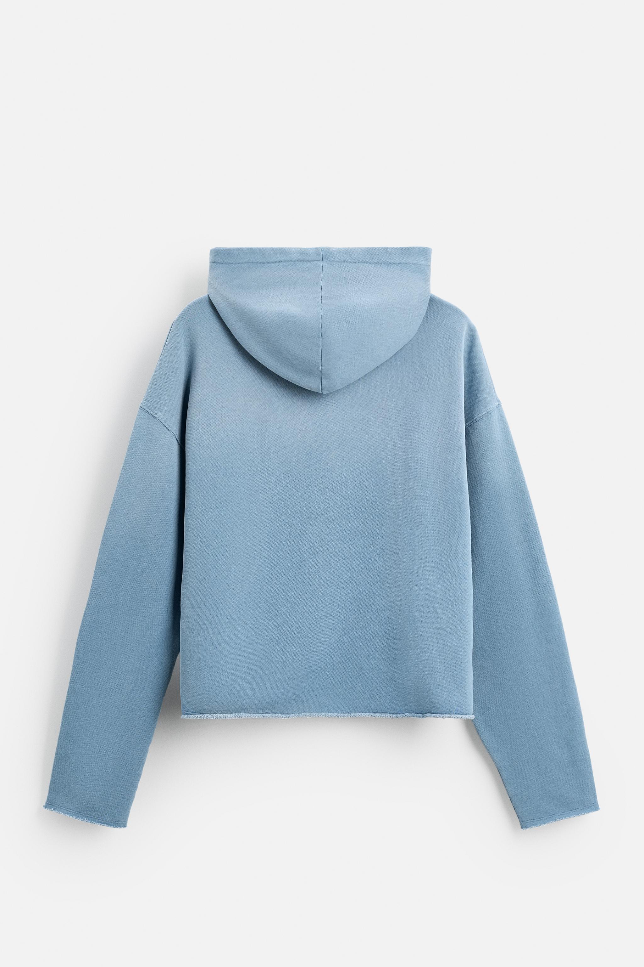 Cropped fitted hoodie online